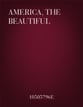 America, the Beautiful SSATB choral sheet music cover